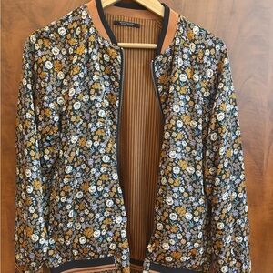 Scotch & Soda Reversible Floral Bomber Jacket